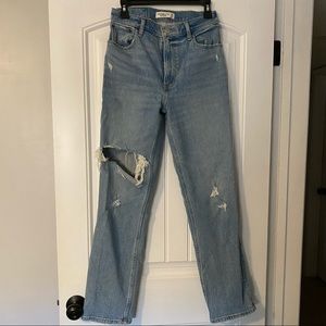 Abercrombie & Fitch 90s Ultra High Rise Straight Jeans
